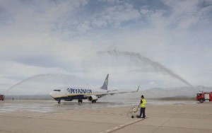 Ryanair inauguró oficialmente el aeropuerto de Castellón.