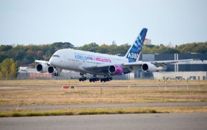 Para las pruebas se utiliza un A380 adaptado.