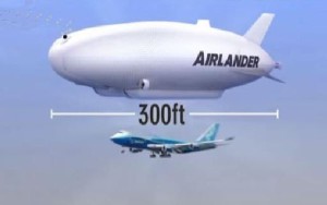 El Airlander es más largo que un B747.