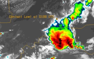 En el momento del accidente descargaba en la zona una fuerte tormenta.