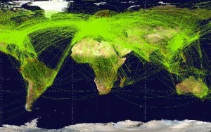 El tupido tejido del transporte aéreo mundial se teje en buena parte en este certamen.