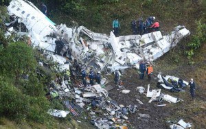 El avión se estrelló en un monte próximo a la instalación VOR del aeropuerto de Medellín.