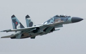 El Su35 se paseó por todo el litoral.