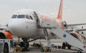 El A319 es un modelo habitualmente utilizado por easyJet.