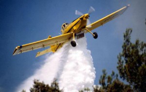 Luto entre los bomberos del aire.