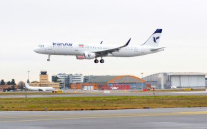 El aparato en el momento de despegar desde el aeropuerto de Toulouse-Blagnac.