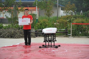 JD.com afirma que sus drones podrán llegar a transportar 500 kg. de paquetes.