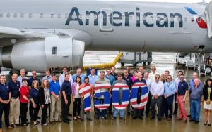 American Airlines celebra los 1500 Airbus en la factoria de Alabama.