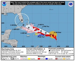 La trayectoria del huracán ha devastado la región.