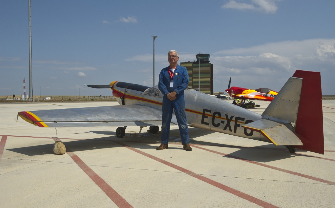 uan Socias volvia a competir en un CEVA y lo hacia ganando en Intermedio con un avión diseñado y fabricado por si mismo (foto Josep Tomás)